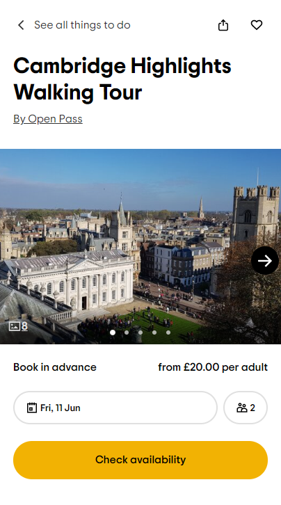 Cambridge Highlights Tour on TripAdvisor